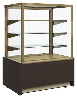 Витрина кондитерская Карбома KC70 VM 0,9-1 Light (0102-0109, шоколад / золото)