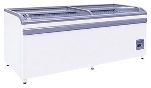 Ларь-витрина универсальная ITALFROST (Криспи) ЛВН 2500 (ЛБ2 М 2500) RAL 9003, верхний бампер
