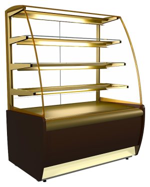 Витрина кондитерская KAYMAN K-ВК-900 бронза
