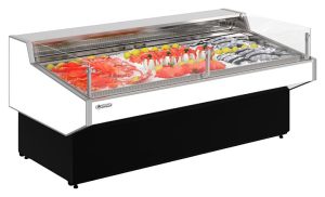 Витрина холодильно-морозильная Криспи Magnum Quadro Fish Self 1250 Д (без фронтальной панели и боковин)